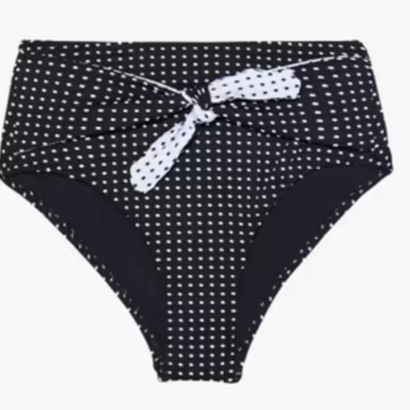 SOLID AND STRIPED BIKINI BOTTOM - Picture 2 of 2